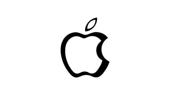 Die Konzeptbilder, aus denen der Algorithmus die Verteilung der 140 Punkte errechnet. Hier das Apple-Logo.